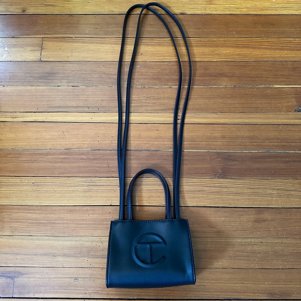 Black Telfar Small Shopping Bag